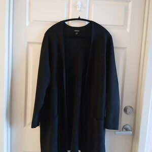 WOMEN CARDIGAN (Plus Size Black)